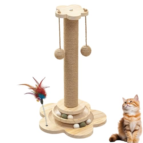 Arbre à chat multifonction robuste avec griffoir en sisal - 2
