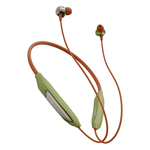 Image of ZEBRONICS Yoga N3 with 46 Hours Backup,Bluetooth Wireless Headphones V5.2 Wireless Neckband,Enc Calling,Gaming Mode (Upto 50Ms),Voice Assistant,Dual Pairing,Splash Proof&Type C (Tropical),in Ear