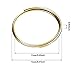 Fushing 100Pcs Stainless Gold Color Split Rings, Crystal Chandeliers Connectors for Chandelier, Curtain,Suncatchers, Crystal Garland,Necklaces, Keys, Earrings, Jewelry Making (Gold, 12mm)