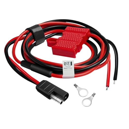 HKN4191 HKN4191B Power Cable Cord 12V 20A 12AWG for Motorola XTL2500 XTL5000 XPR XTL CDM CM MaxTrac APX Mobile Ra-dio 10ft