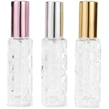 Perfume Travel Refillable, Cologne Travel Spray Bottle 10ml Leak Proof Fine Mist Atomizer Bottles for Women and Men Pink, Silver, Gold 3 Pack
