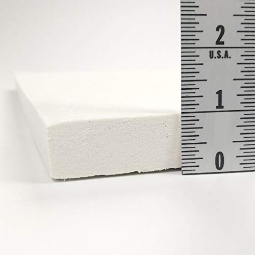 Lynn Manufacturing Ceramic Fiber Board Insulation, 2300F-Rated, 20" X 20" X 1", Pack Of 2, For Boiler, Stove, Forge, Kiln, Baffle Board, 1019 #TOP2