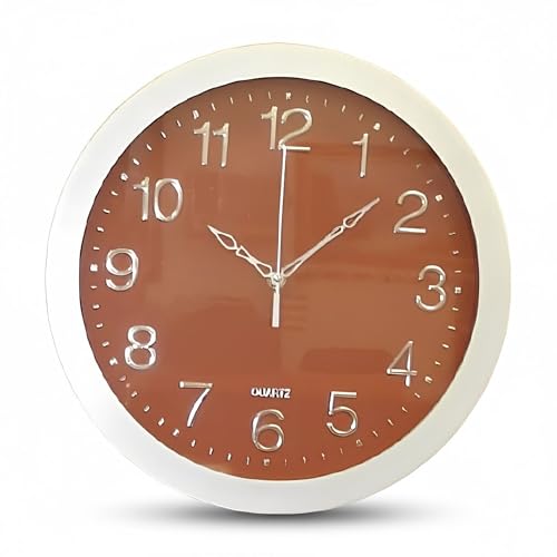 Horloge murale ronde classique Ice Armor : idée cadeau unique - 2