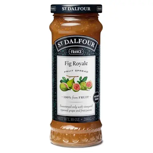 Fig Royale Fruit Spread - 10oz - 100% from Fruit, No Artificial Ingredients, Non-GMO, No Cane Sugars, All Natural, Made in France