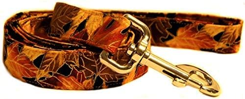 Autumn Leaves Dog Leash for Walking, Running and Training (Large)