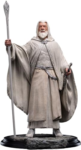 Statue Blanche de Gandalf Le Seigneur des Anneaux en polystone Weta