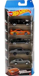 Hot Wheels Fast & Furious Auto 5er Pack