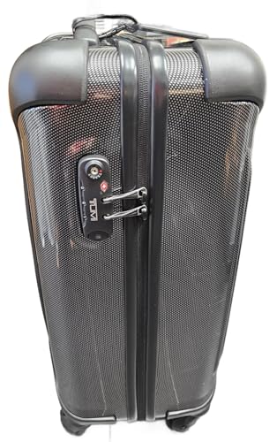 TUMI 98408 International Black/Silver With Silver Hardware Carry-On Rolling Suitcase With Expandable Handle2