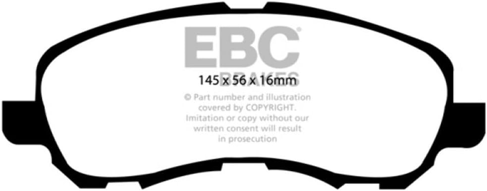 EBC Brakes DP21614 Greenstuff 2000 Series Sport Brake Pad