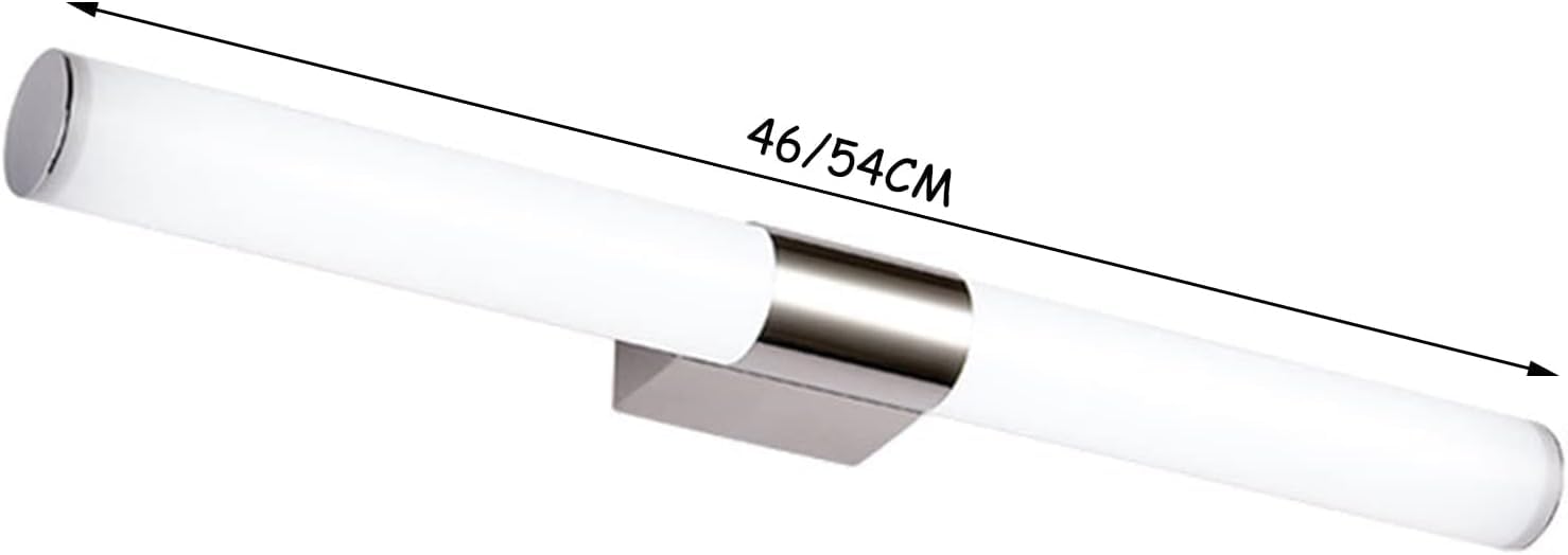 Mirror Light Simple Stainless Steel Acrylic Led Mirror Front Lights - Modern Bathroom Apartment Murals Waterproof Fog Energy-Saving Makeup Lamp White Light