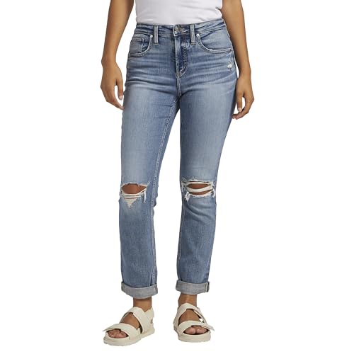 Silver Jeans Co. Women's Beau High Rise Slim Leg Jeans