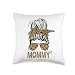 Mommy Of 2 Boys Girls Second Time Mother Mommy 2 Throw Pillow