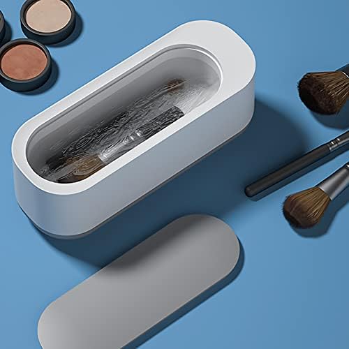 NEW Jewelry Cleaner Ultrasonic, Personal Glasses Ultrasonic Cleaner, 8000 Hz Professional Portable Household Ultrasonic Glasses/Ring/Silver Cleaning Machine 300ml Stainless Steel Tank
