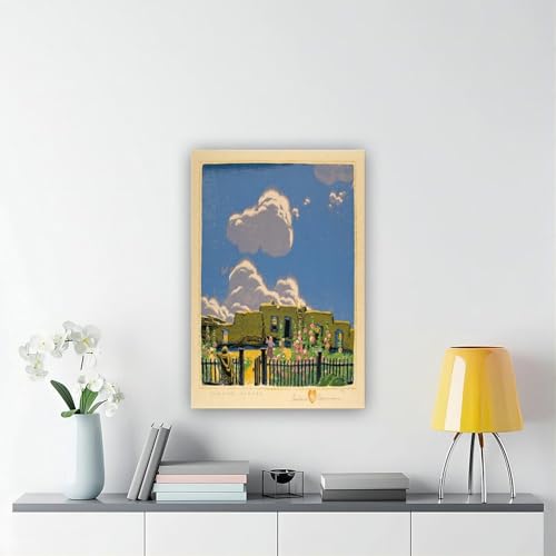 Impression sur toile Gustave Baumann de qualité musée déco murale de salon épurée - 6