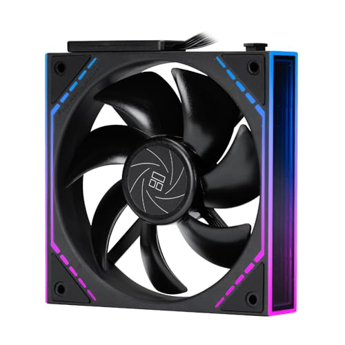 Image of Thermalright TL-M12Q 120mm ARGB Case Fans, 2000RPM, 68.9CFM, 1-Pack | Clean Daisy Chain Wiring, PWM /ARGB Sync, Infinity Mirror Lighting