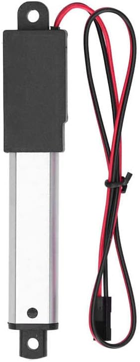 Micro Motion Actuator IP54 Mini Electric Linear Actuator DC 12V 50mm Stroke Low Noise Overcurrent Protection for Home Automation - (Speed(RPM): Thrust 90N)
