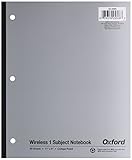 spirallocken 80 Blatt Oxford 25-608 Evidence Notizbuch, spirallos, liniert mit Rand, verschiedene Farben, 1 Notizbuch