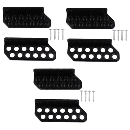 HANABASS 3pairs Wall-Mounted Arrow Rack Self-Adhesive Arrow Holder for Archery Accessories Easy Installation Display Organizer