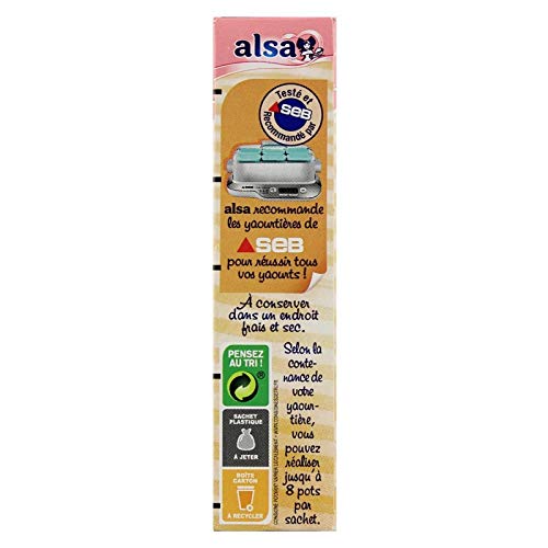 Alsa – Preparación de yogur casero cremoso, 8 g, 3 unidades