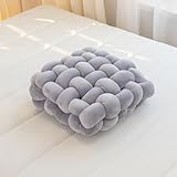 VIELSEITIG VERWENDBAR: Diese quadratischen gewebten Kissen können nicht nur als Kissen verwendet werden, sondern auch als Kissen oder Rückenlehnen für Büros, Betten, Sofas und Autos, die weich und bequem sind, um lange Zeit zu sitzen, ohne müde zu werden.