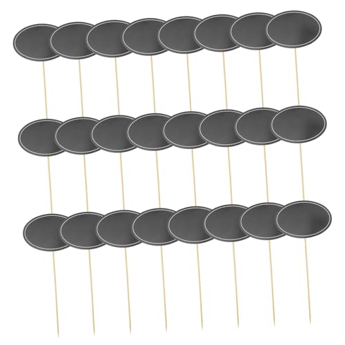 OFFSCH 24pcs Blackboard Label Inserts for Charcuterie Boards Removable Labels Easy Peel off Pantry Wedding Cheese Markers
