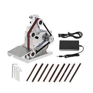 AUBEST Mini-Elektro-Bandschleifer Polierset 7 Gänge