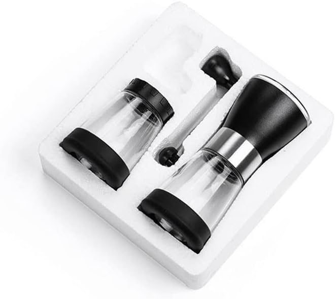 Coffee Press Manual Coffee Grinder Hand Coffee Ceramic Machine Grinder with Glass Sealed Jar Stainless Seasoning Grinder Coffee Maker Pots