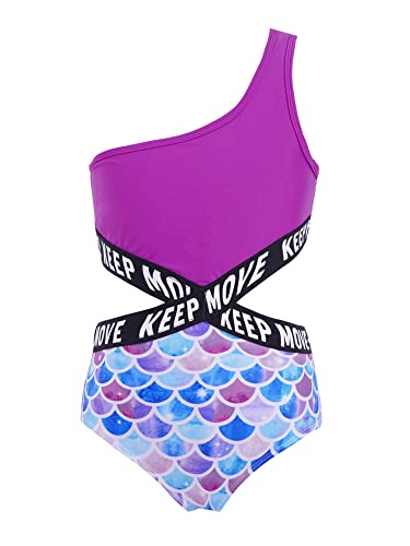 IEFIEL Traje de Baño Una Pieza para Niña Bañador Bikini de Natación con Estampado Hawaiano...