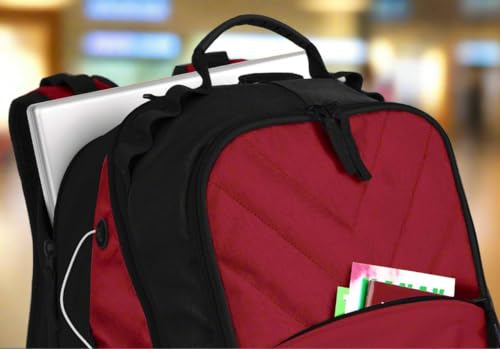 Broad Bay Iowa State University Backpack ISU Cyclones Laptop Computer Bags (Red)3