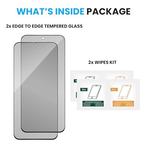 Image of FIRST MART Military-Grade Matte Tempered Glass for Tecno Pova 7 and Pova 7 Pro (6.78 Inch) With Installation Kit | Edge to Edge Coverage |Anti-Glare, Bubble-Free [2 Pack]
