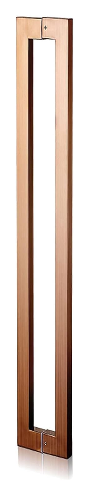 BHGFYXBS Push Pull Door Handle Glass Shower Push Pull Door Handle, Modern Sliding Barn Door Handle,Rose Gold-80Cm(2.6Ft),Rose Gold-80cm(2.6ft)