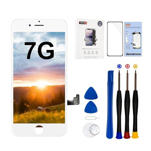 EFAITH Pantalla para iPhone 7 4,7' Pantalla Táctil LCD de Repuesto Ensamblaje de Marco...