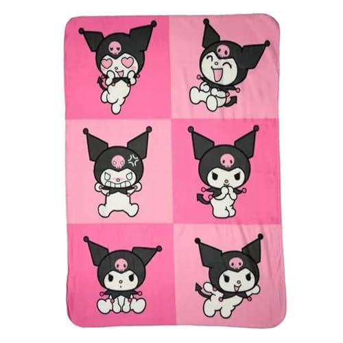 Northwest Sanrio Kuromi Pink Fleece Silky Touch Throw Blanket 45' x 60'