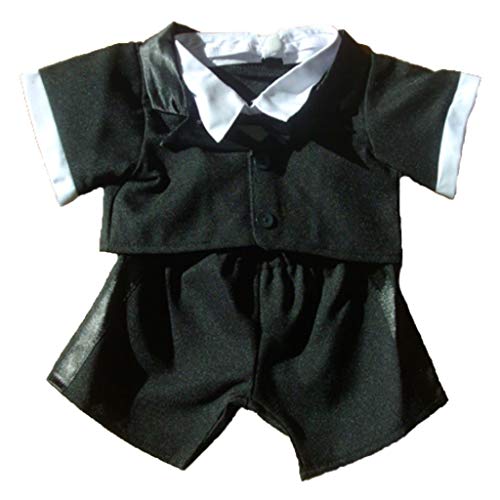 BYO-BFF Stuffed Animals Plush Toy Outfit – Tuxedo Outfit 16”, BlackWhite