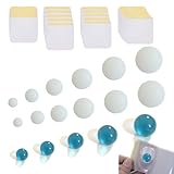 17 tapones para ombligo moldeadores de ombligo (22 tamaños diferentes) y 30 parches transpirables para ombligo