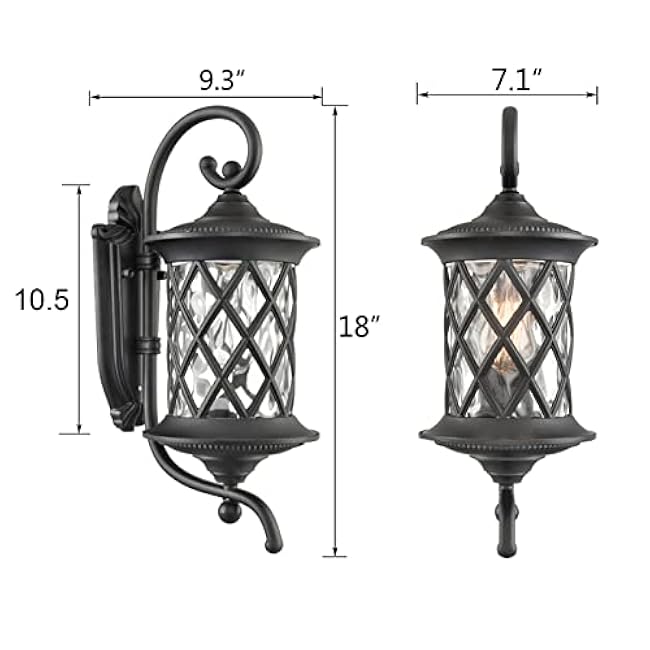 Black Outdoor Wall Lights Exterior Light Fixture