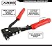 ARES 70017 - Professional Pop Rivet Gun with 60 Rivets - Rivet Sizes 3/32-inch, 1/8-inch, 5/32-inch, & 3/16-inch - Applications Include Sheet Metal, Automotive, and Duct Work