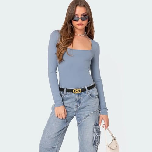 Image of Aurolran Women's Leather Belt with Buckle - Ideal for Dresses, Jeans, and Coats