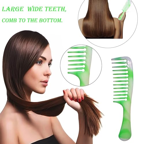 Set de 5 Peines de Peinar para Cabello Verde miniatura 5