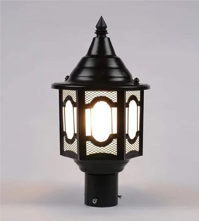 LIODOR Outdoor Pillar Lamp – Waterproof Decorative Lighting for Gardens, Villas, Farmhouses, Balconies & Outdoor Spaces – Bulb Not Included (Modi Pillar Light)-image-40