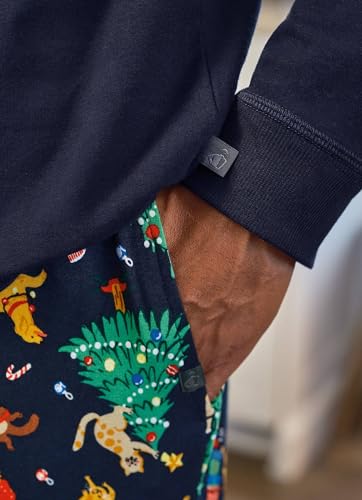 Jockey Men's Sleepwear Men's Fam Jams Long Sleeve Henley4