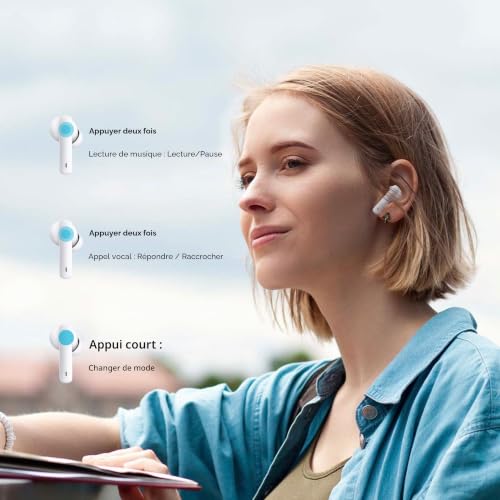 Honor Earbuds 2 Lite Écouteurs sans Fil Casque à réduction de bruit Double microphone Bluetooth 5.2 Android Honor Smartphone - vue 10