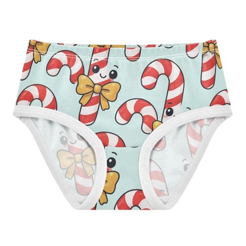 Colorful Candy Soft Girls' Panties Organic Underwear for Toddler Girls in Sizes 2T,3T, 4T, 5T, 6Y and 8Y