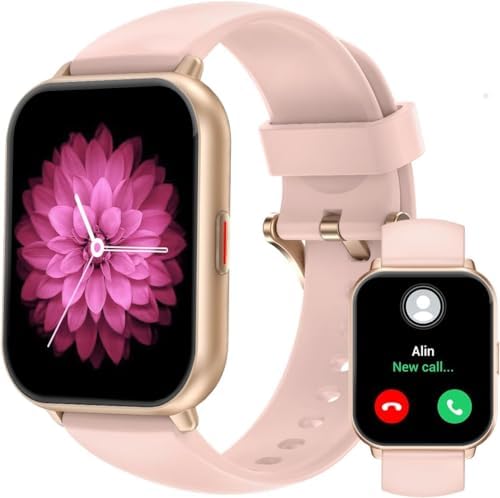 RUIMEN Montre Connectée Femme Appel Bluetooth Lecteur de Musique ...