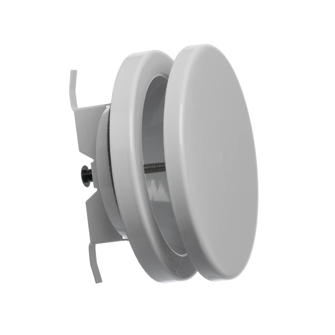 Europlast White Ø 100Mm / 4'' Adjustable Diffuser - Air Supply Valve - Ventilation Ducting Cover - Metal