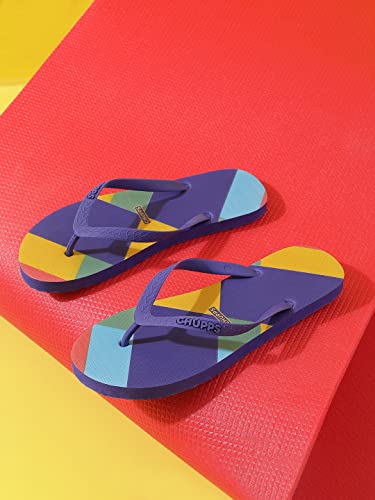 Image of CHUPPS Patang Multi Drift Orthopedic Slippers | Soft Footpharma Footbed | Breathable Ventilation Holes | Lightweight Flip Flops | Anti-Skid Chappals for Everyday For Unisex