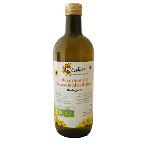 OLIO DI SEMI DI GIRASOLE ALTO OLEICO BIOLOGICO 1L (CiaoBio)
