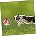 KESYOO 3pcs Cat Toys Interactive Cat Balls Soft Chew Toy Kitten Playthings Pet Supplies