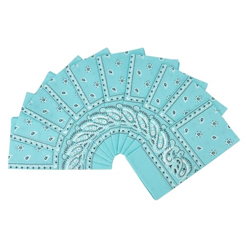 Image of Vamqor 100% Cotton 10 Pack Fine Bandanas