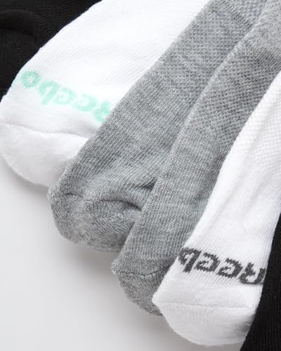 Image of Reebok Womens Low Cut Socks - 6 Pack Performance Cushion Comfort No Show Socks - Breathable Athletic Sock for Women (4-10)